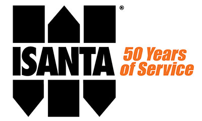 ISANTA 50year anniversary logo